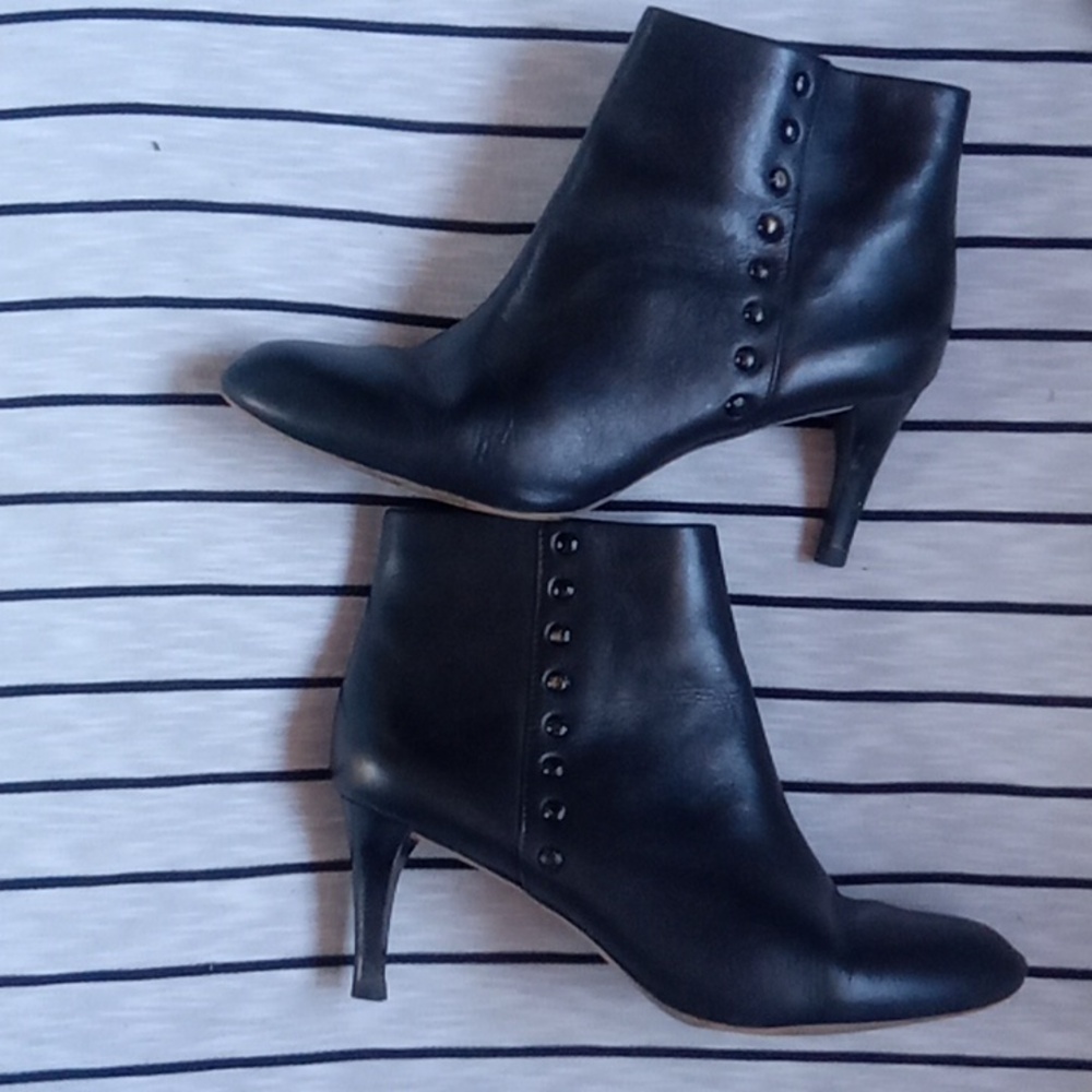 Coach black leather boots size 7.5 B